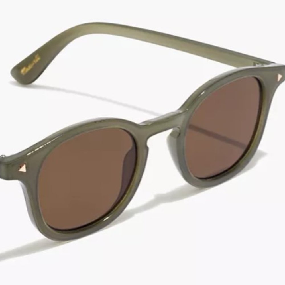 Madewell Recycled Keyhole Sunglasses in Faded Palm